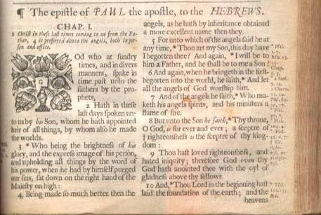 KJB 1678 The epiftle of PAUL the apoftle, to the HEBREWS